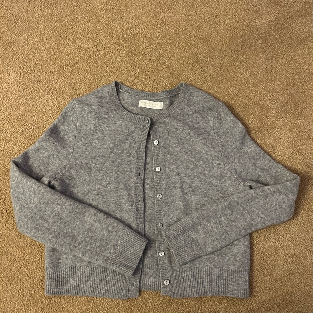 abercrombie wool cardigan